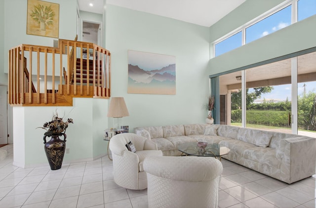 9645 Carousel Cir N, Boca Raton, FL 33434 - view of tiled living room