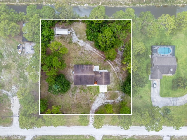 17832 43rd Rd N, Loxahatchee, FL 33470 - aerial view of property and surrounding area featuring property boundaries highlighted