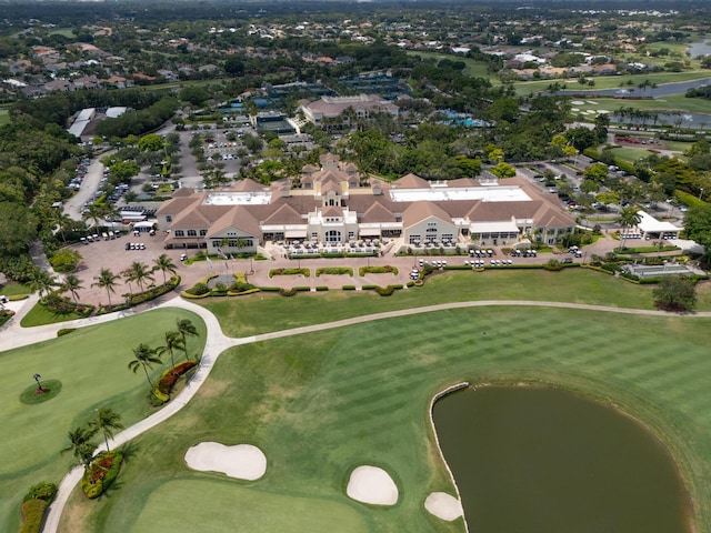 123 Grand Palm Way, Palm Beach Gardens, FL 33418 - aerial overview of property's location with a large body of water, a golf course, and nearby suburban area