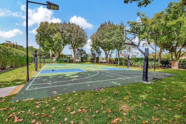 3765 Canterbury Ct, Boca Raton, FL 33434 - view of basketball court featuring community basketball court and a yard