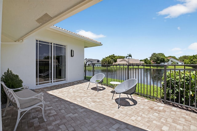 3765 Canterbury Ct, Boca Raton, FL 33434 - patio / terrace featuring a water view
