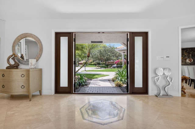 3765 Canterbury Ct, Boca Raton, FL 33434 - entryway featuring baseboards
