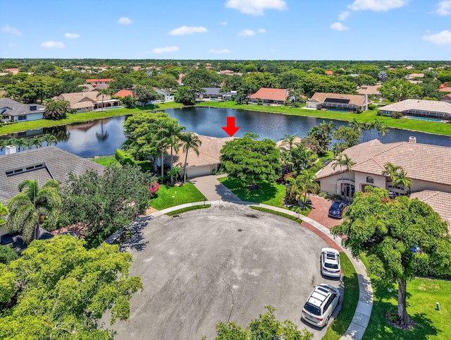 3765 Canterbury Ct, Boca Raton, FL 33434 - aerial perspective of suburban area featuring a nearby body of water