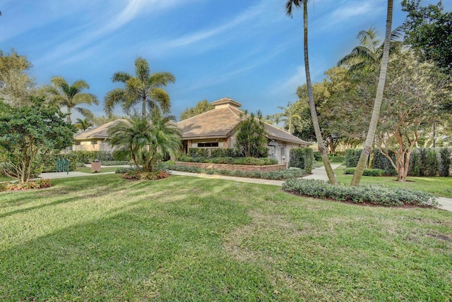 3765 Canterbury Ct, Boca Raton, FL 33434 - view of front of property featuring a front lawn