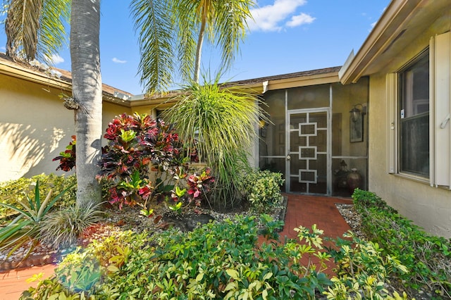 2850 NW 15th St, Delray Beach, FL 33445 - view of yard featuring a sunroom