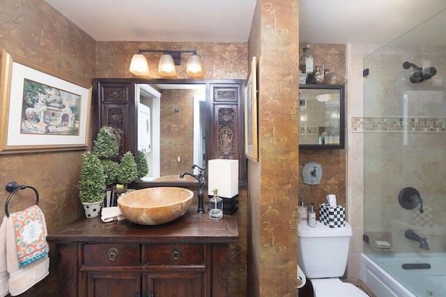 157 Capri D, Delray Beach, FL 33484 - full bath featuring vanity and tub / shower combination