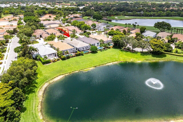 391 Isle Ct, Palm Beach Gardens, FL 33418 - aerial perspective of suburban area featuring a large body of water