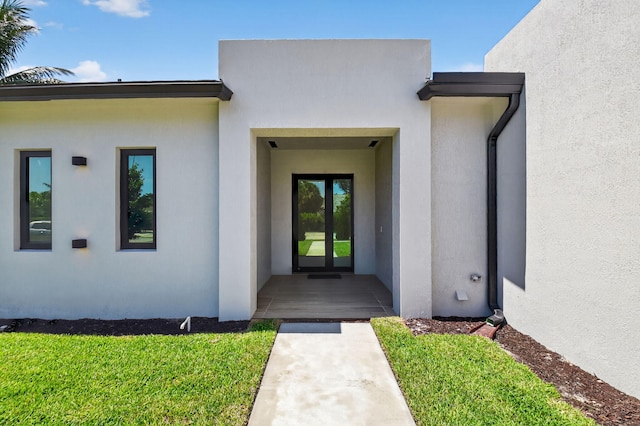 3920 Espan Ct, Palm Springs, FL 33461 - entrance to property with stucco siding