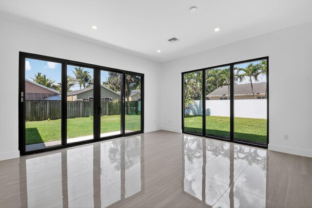 3920 Espan Ct, Palm Springs, FL 33461 - unfurnished room featuring recessed lighting and baseboards