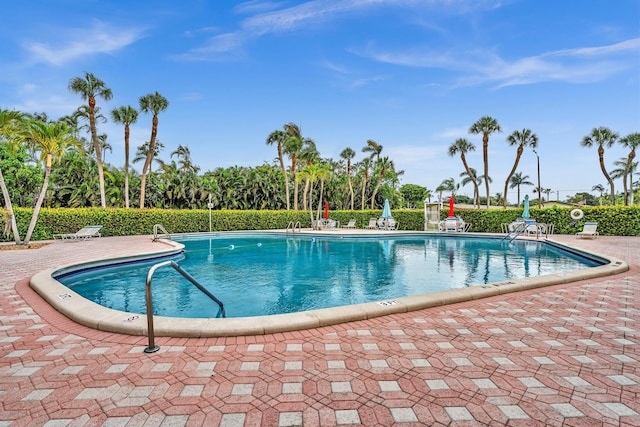 2765 Ashley Dr W Unit C, West Palm Beach, FL 33415 - community pool with a patio