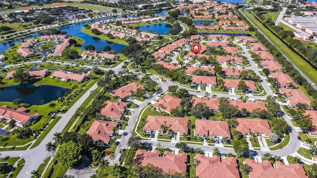 6392 Long Key Ln, Boynton Beach, FL 33472 - aerial perspective of suburban area with a nearby body of water