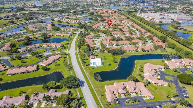 6392 Long Key Ln, Boynton Beach, FL 33472 - aerial overview of property's location featuring nearby suburban area