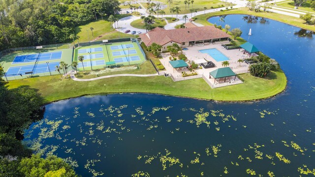 6392 Long Key Ln, Boynton Beach, FL 33472 - aerial view of a large body of water