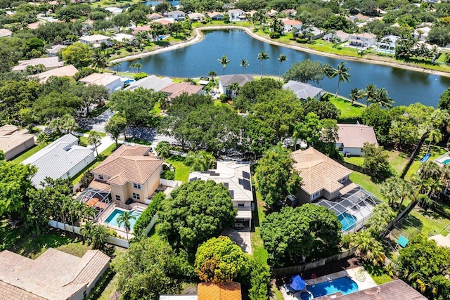 3995 Majestic Palm Way, Delray Beach, FL 33445 - aerial view of residential area with a nearby body of water