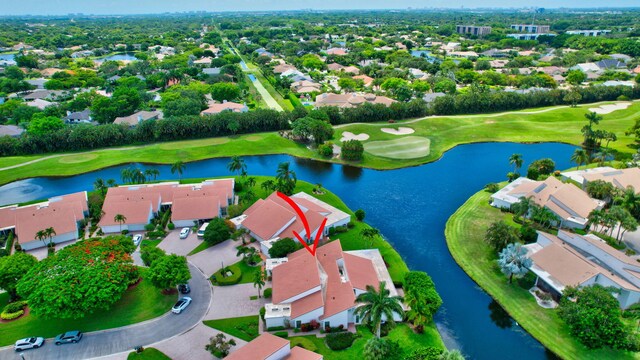 19630 Sawgrass Cir Unit 2901, Boca Raton, FL 33434 - aerial view of residential area featuring a golf club and a nearby body of water