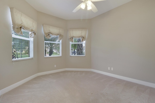 10479 SW Visconti Way, Port Saint Lucie, FL 34986 - unfurnished room featuring light carpet and a ceiling fan