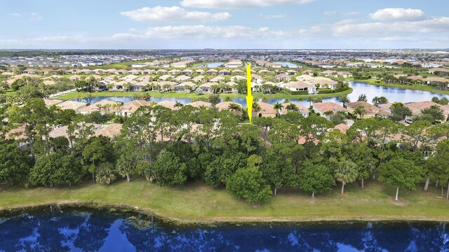 10479 SW Visconti Way, Port Saint Lucie, FL 34986 - aerial view of property and surrounding area featuring nearby suburban area and a nearby body of water