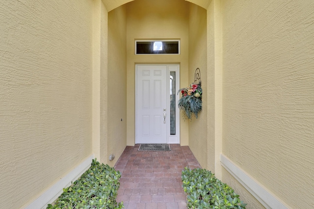 10479 SW Visconti Way, Port Saint Lucie, FL 34986 - view of exterior entry with stucco siding