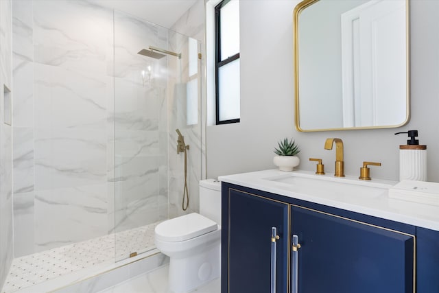 425 NW 12th St, Delray Beach, FL 33444 - bathroom with vanity and a marble finish shower