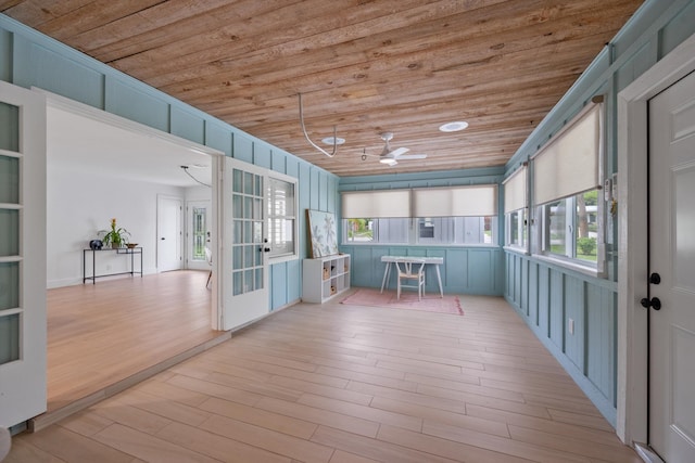 1567 NE Sottong Ave, Jensen Beach, FL 34957 - unfurnished sunroom featuring french doors