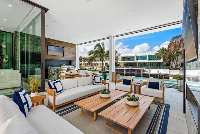 207 W Coconut Palm Rd, Boca Raton, FL 33432 - sunroom / solarium featuring plenty of natural light