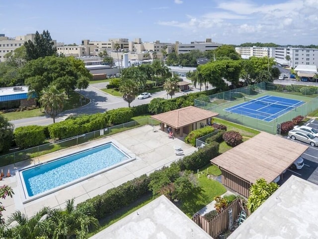 7 Atrium Cir Unit D, Atlantis, FL 33462 - view of urban area featuring a pool area
