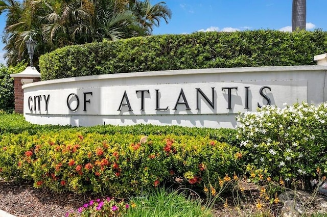 7 Atrium Cir Unit D, Atlantis, FL 33462 - view of community sign