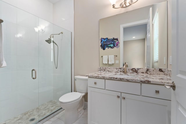 8650 SW Felicita Way, Port Saint Lucie, FL 34987 - bathroom with vanity and a stall shower