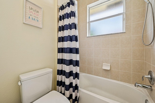 9425 SW Purple Martin Way, Stuart, FL 34997 - bathroom with toilet and shower / tub combo with curtain