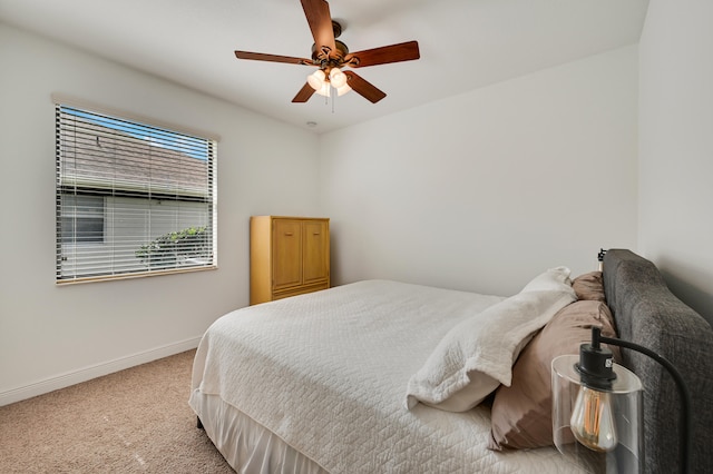 5857 NW Leghorn Ave, Port Saint Lucie, FL 34986 - bedroom with carpet flooring and ceiling fan