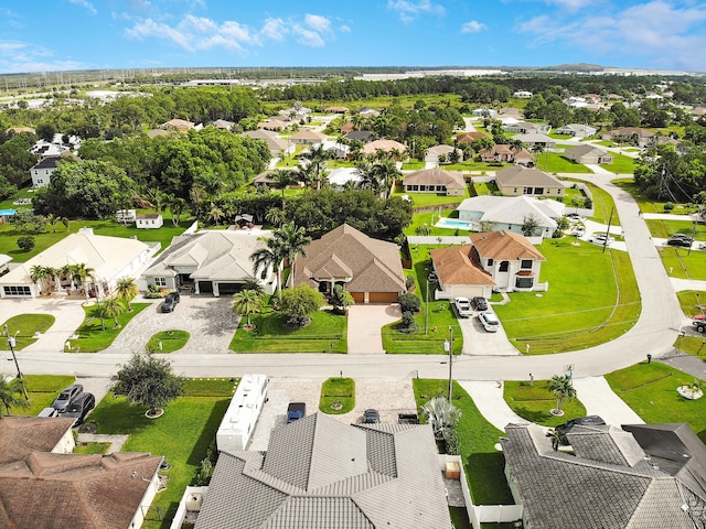 5857 NW Leghorn Ave, Port Saint Lucie, FL 34986 - aerial perspective of suburban area