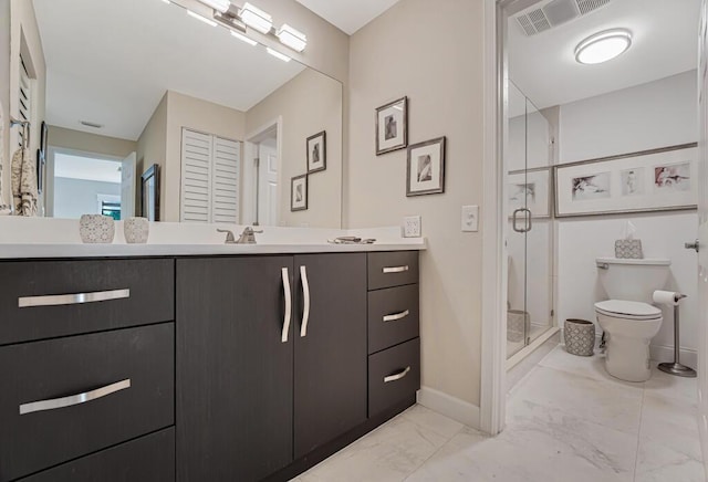 21290 Juego Cir Unit 12F, Boca Raton, FL 33433 - full bath featuring marble finish flooring, vanity, and a stall shower