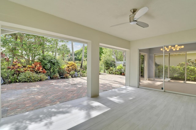 1365 Wilderness Rd, West Palm Beach, FL 33409 - view of unfurnished sunroom