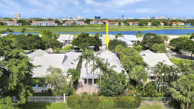 1365 Wilderness Rd, West Palm Beach, FL 33409 - view of urban area with a large body of water and a golf course