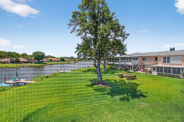 1320 NW 20th Ave Unit 202, Delray Beach, FL 33445 - view of green lawn with a water view