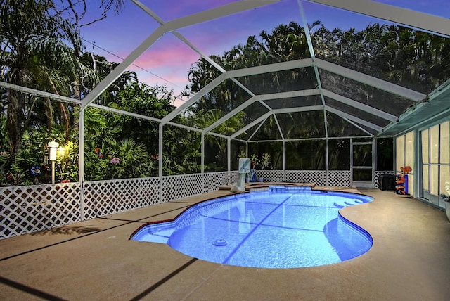 3283 SE W Snow Rd, Port Saint Lucie, FL 34984 - swimming pool featuring a patio area and a lanai