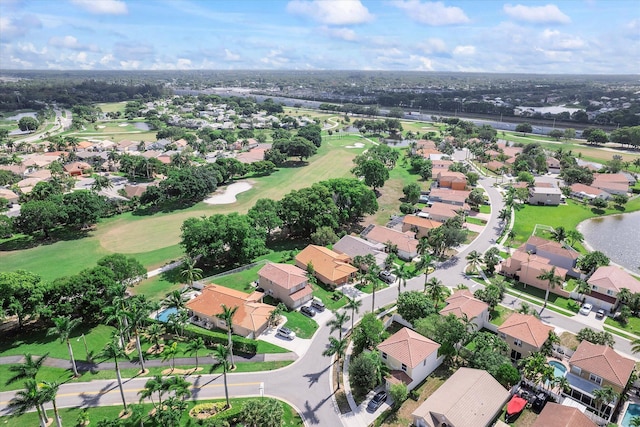 8073 Pelican Harbour Dr, Lake Worth, FL 33467 - aerial overview of property's location featuring nearby suburban area, a large body of water, and a golf club