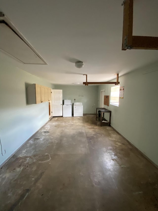 649 SW Heather St, Port Saint Lucie, FL 34983 - garage with washer and clothes dryer