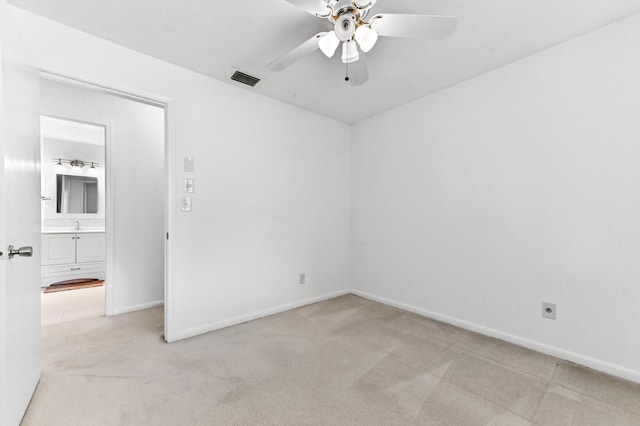 436 Santa Anna Dr, Palm Springs, FL 33461 - unfurnished room with light carpet and ceiling fan