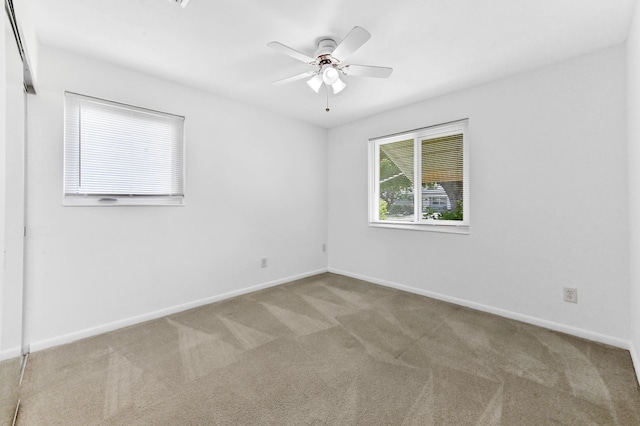 436 Santa Anna Dr, Palm Springs, FL 33461 - carpeted spare room featuring ceiling fan and baseboards