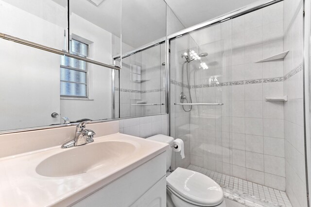 436 Santa Anna Dr, Palm Springs, FL 33461 - full bathroom with vanity and a stall shower