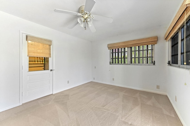 436 Santa Anna Dr, Palm Springs, FL 33461 - carpeted empty room with ceiling fan and baseboards