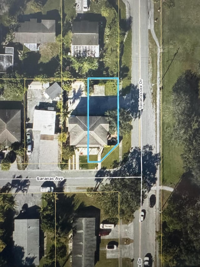 2799 Saranac Ave, West Palm Beach, FL 33409 - map of property location with property boundaries highlighted