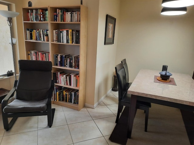 3531 Tall Pine Way Unit B-2, Greenacres, FL 33463 - office area featuring light tile patterned flooring and baseboards