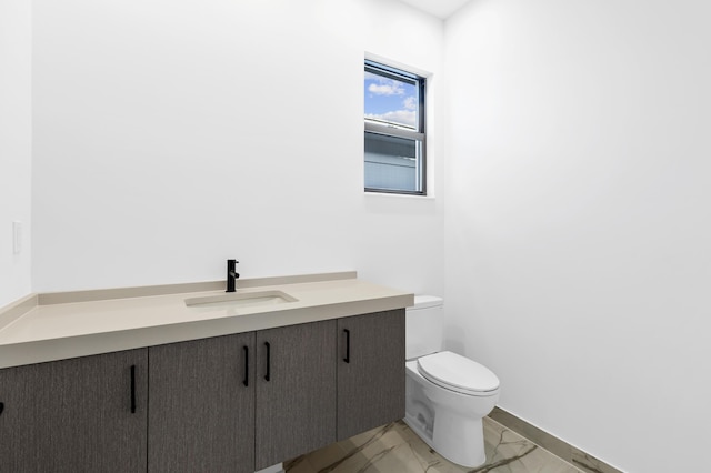 12870 Crane Xing, Palm Beach Gardens, FL 33412 - bathroom featuring vanity and marble look tile flooring