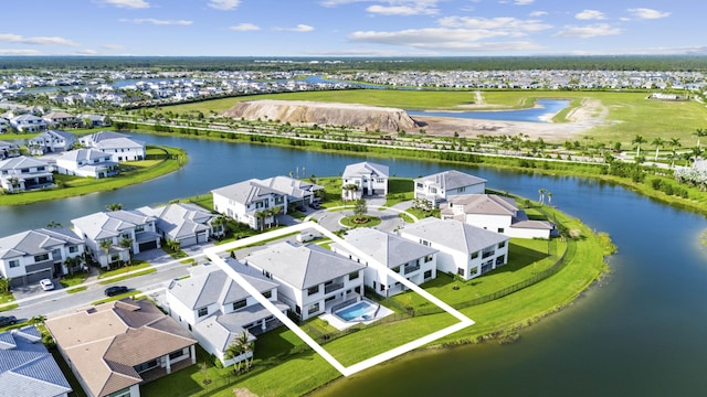 12870 Crane Xing, Palm Beach Gardens, FL 33412 - aerial view of residential area featuring a nearby body of water