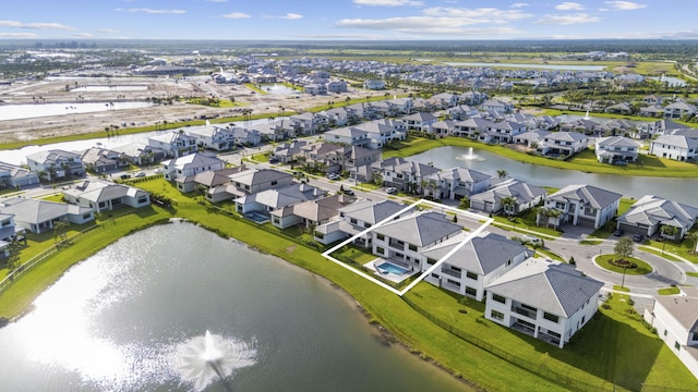 12870 Crane Xing, Palm Beach Gardens, FL 33412 - aerial perspective of suburban area with a nearby body of water