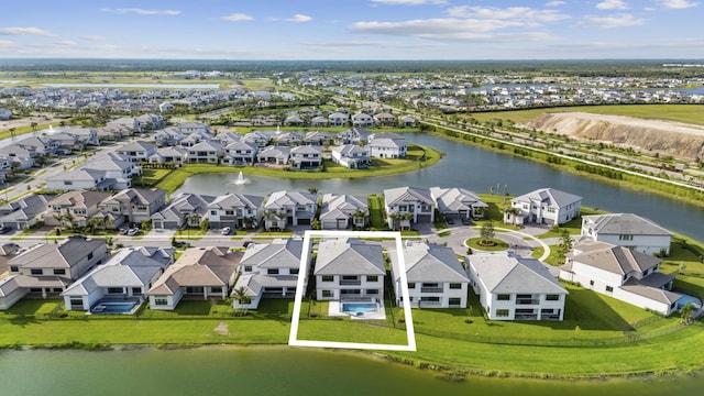 12870 Crane Xing, Palm Beach Gardens, FL 33412 - aerial perspective of suburban area with a nearby body of water
