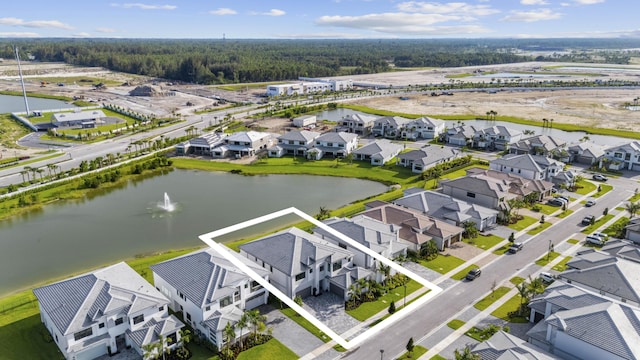 12870 Crane Xing, Palm Beach Gardens, FL 33412 - aerial view of residential area featuring a nearby body of water