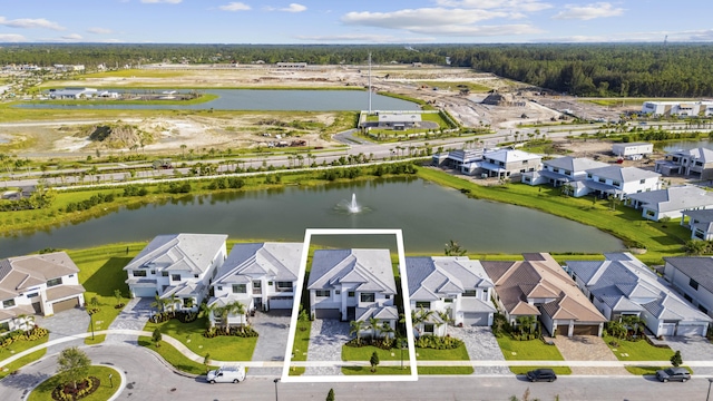 12870 Crane Xing, Palm Beach Gardens, FL 33412 - aerial view of residential area featuring a nearby body of water